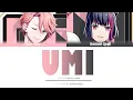 UMI - Ashu Yuuta \u0026 Korekuni Ryuji | Color Colored Lyrics | [ B-PROJECT ]