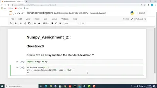 Find the standard deviation Python Tutorial For Beginners