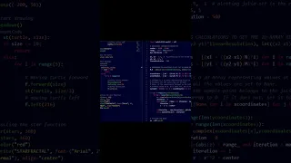 make a star fractal using python turtle module