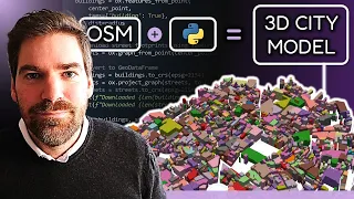 Generate 3D City Models from OpenStreetMap OSM with Python