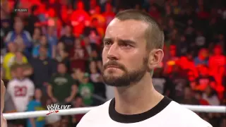 the rock interrupts cm punk and vows to become wwe champion raw jan 7 2013