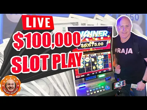 Download MP3 🔴 LIVE $100,000 MAX BET SLOT PLAY with The Raja! 🎰