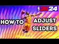 NBA 2K24 - How To Adjust Sliders User and CPU