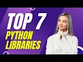 Top 7 Python Web Scraping Libraries and Tools in 2023