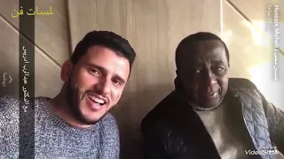 شاهد ماذا قال الفنان عبدالرب ادريس عن الفنان حسين محب عند القاء به في مصر 