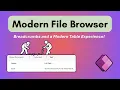 Power Apps File Browser with Breadcrumb Navigation