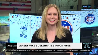 Listing day Mike s Way Welcome to the NYSE Jersey Mike s NYSE JMKE