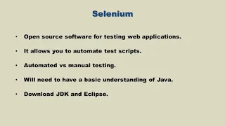 Selenium Tutorial for Beginners - 1