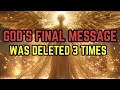 Chosen One: God Left This Final Note For You Now —  Listen Closely!
