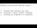 Android Programming Tutorial Compiling Your First App Using Android Studio - Hello World