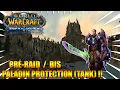 WOW WOTLK PALADIN TANK STUFF PRE-RAID BIS