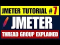 JMeter tutorial Thread group Explained