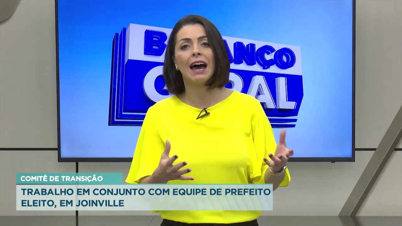 Comitê de transição: Trabalho em conjunto com equipe de prefeito eleito, em Joinville