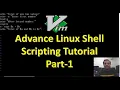Advance Linux Shell Script Part-1 Std 11 computer Chpter-8