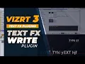 Vizrt 3 Text FX Write Plugin Tutorial