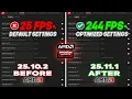 Lagu AMD Software Adrenalin Edition 25.11.1 ✅ | AMD New Update 25.11.1 | AMD Best Settings For Gaming