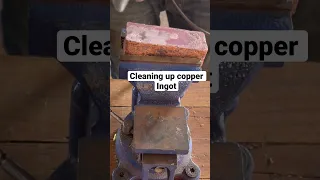 Polishing copper ingot