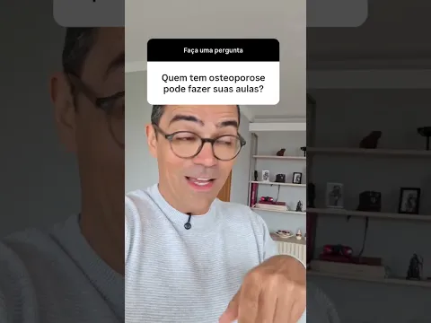 Músculo fraco quebra osso!   Quem tem osteoporose não pode e nem deve fugir do movimento.
