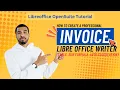 How to Create a Professional Invoice in LibreOffice Writer Table SUM Formula Auto Calculation
