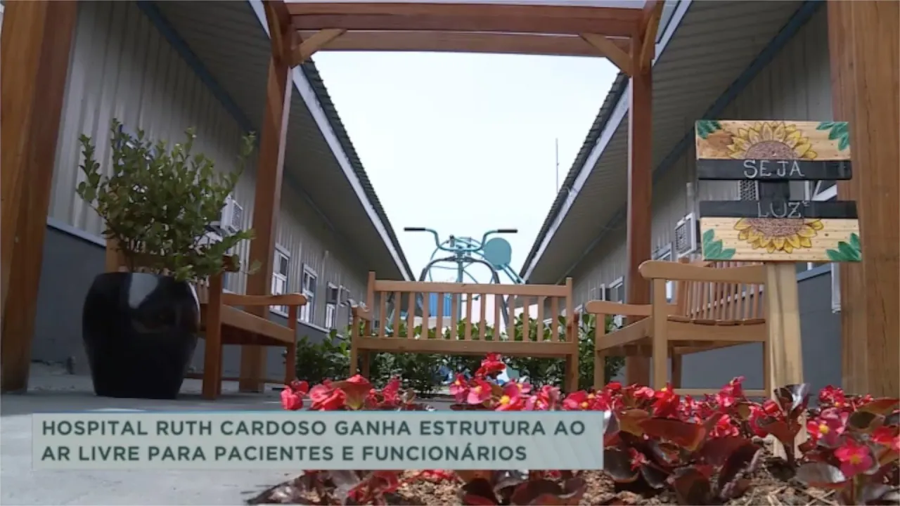 Hospital Ruthe Cardoso ganha estrutura para pacientes e funcionários