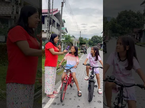 Cycle Race Who Is Win #shorts #momandreedishna