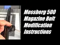 Mossberg 500 Magazine Bolt Modification Instructions