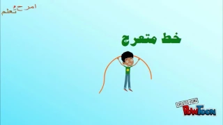 أنواع الخطوط في الرسم تعليم أطفال امرح وتعلم 