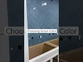 How to choose a grout color - Seamless Look vs contrast Tile on bathroom walls blue tile blue grout