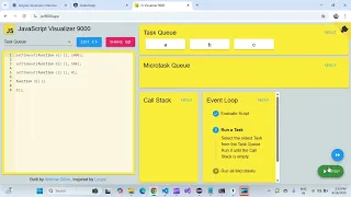 How JavaScript Event Loop Works Event Loop Visualisation Call Stack Web APIs Queue Explained