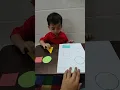 Shapes matching activity for playgroup and nursery