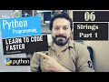 Python Tutorials For Beginners in Urdu Hindi 2020 Topic 06 Strings Part 1