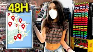 48 HORAS COMPRANDO SÓ NOVIDADES DE MATERIAL ESCOLAR EM LOCAIS DIFERENTES