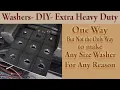 Extra Thick Steel Plain Flat Washers DIY KT