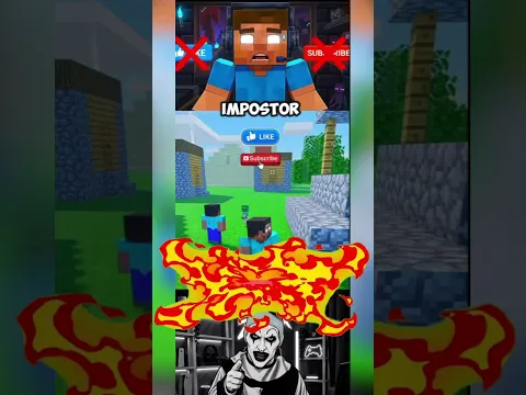 ¡Chicken Jockey descubrirá que Steve de Minecraft es IMPOSTOR!? 🐔🧟♂️ @BloxAventurasAI
