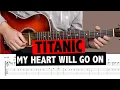 Download Lagu Titanic - My Heart Will Go On // Easy Guitar Tutorial (MELODY)