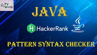 20 Pattern Syntax Checker Java HackerRank Solutions