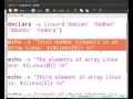Array Operations in BASH - Hindi