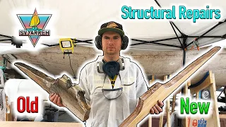 How We’re REPLACING Structural members on Our SALVAGED SAILBOAT – SV YARREH Ep.17