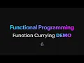Functional Programming - 06 Function Currying demo