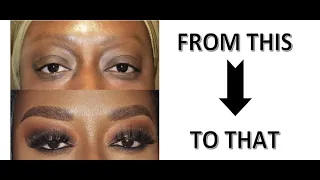 no hair u0026 barely there eyebrow tutorial