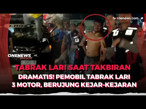 Diduga Mabuk dan Tabrak 3 Motor, Pengemudi Mobil Dikejar Massa di Tasikmalaya