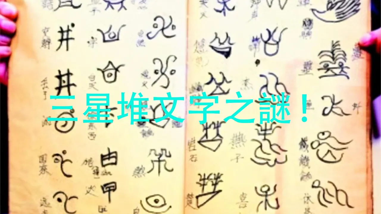 三星堆文字之謎 !