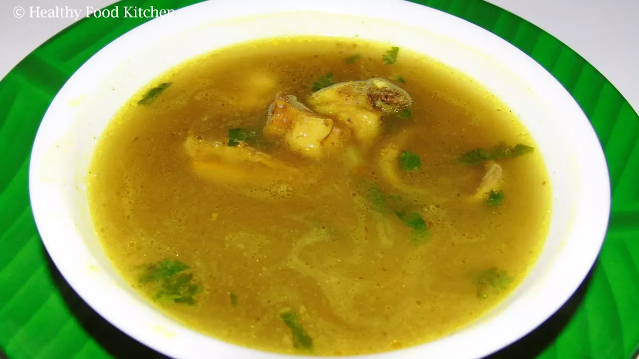 Mutton Soup Recipe - Home Remedy for Cold - Cough Recipe - Mutton Soup Recipe in Tamil