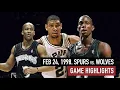 Throwback Feb 24 1998 Spurs vs Timberwolves Full Game Highlights Garnett 25pts vs Duncan 28pts