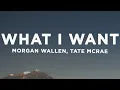 Download Lagu Morgan Wallen, Tate McRae - What I Want (Lyrics)