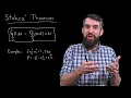 Stokes Theorem Example Verifying both Sides Vector Calculus