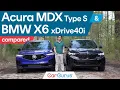 2024 Acura MDX Type S vs 2024 BMW X6 xDrive40i