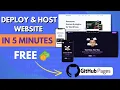 Deploy Host Your Website for Free on GitHub in Minutes