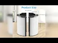 Overview 2 Pack Combi 360 Glass HEPA Activated Carbon Filter For Dyson HP1 HP2 TP09 TP07 TP06 T