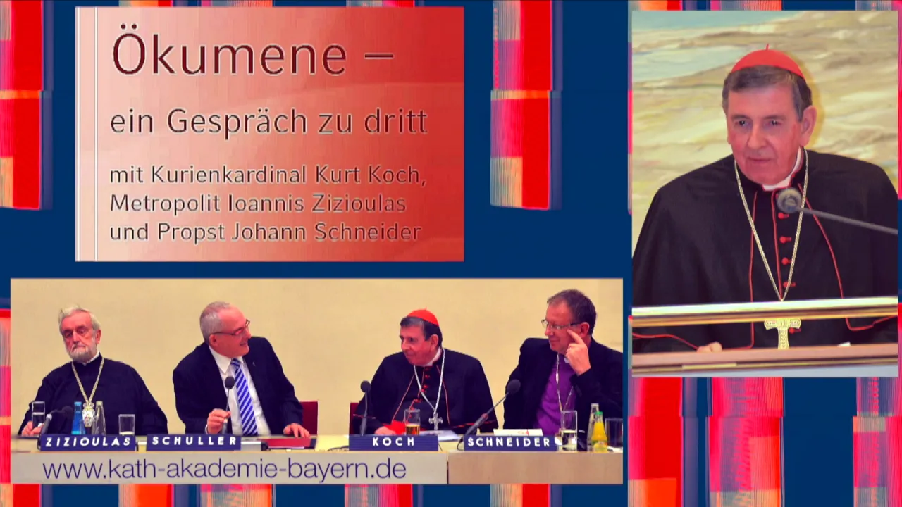 Kardinal Kurt Koch: Ökumene – ein Gespräch zu dritt